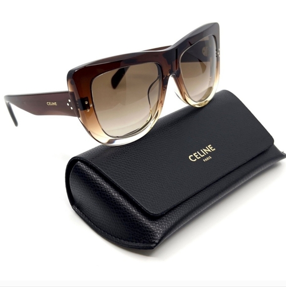 CELINE SUNGLASSES CL40157U 50F 57/18/140 Brown NEW! - Picture 2 of 8